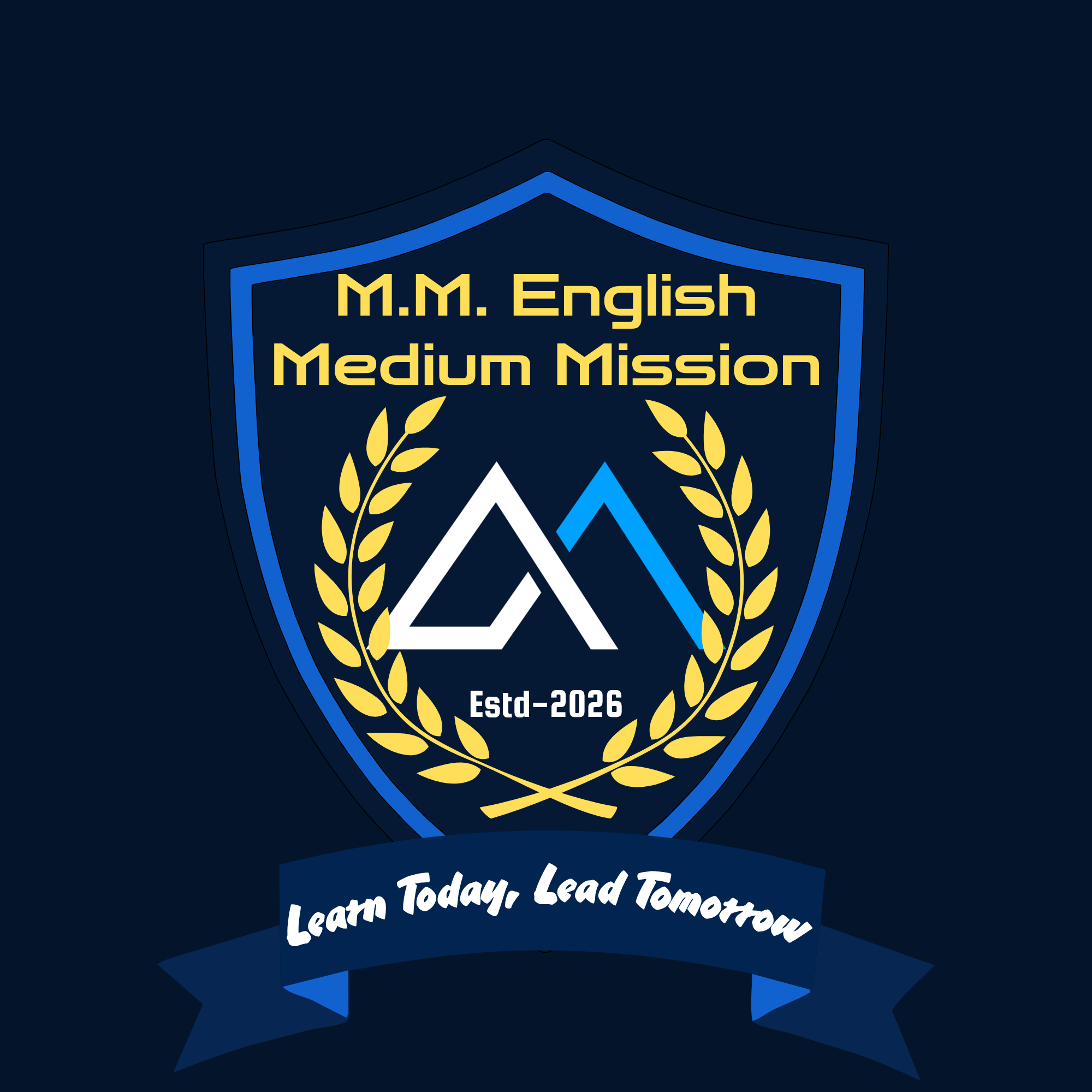 M.M. English Medium Mission logo
